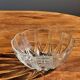 Small vintage Arcoroc Codec glass salad bowl with stylized petal patterns