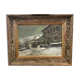 Tableau Peinture paysage enneigé