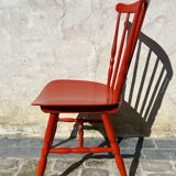 Brick red Baumann chair