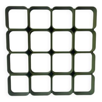Green plastic shelf from the 70s