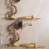 Pair wall light candlesticks