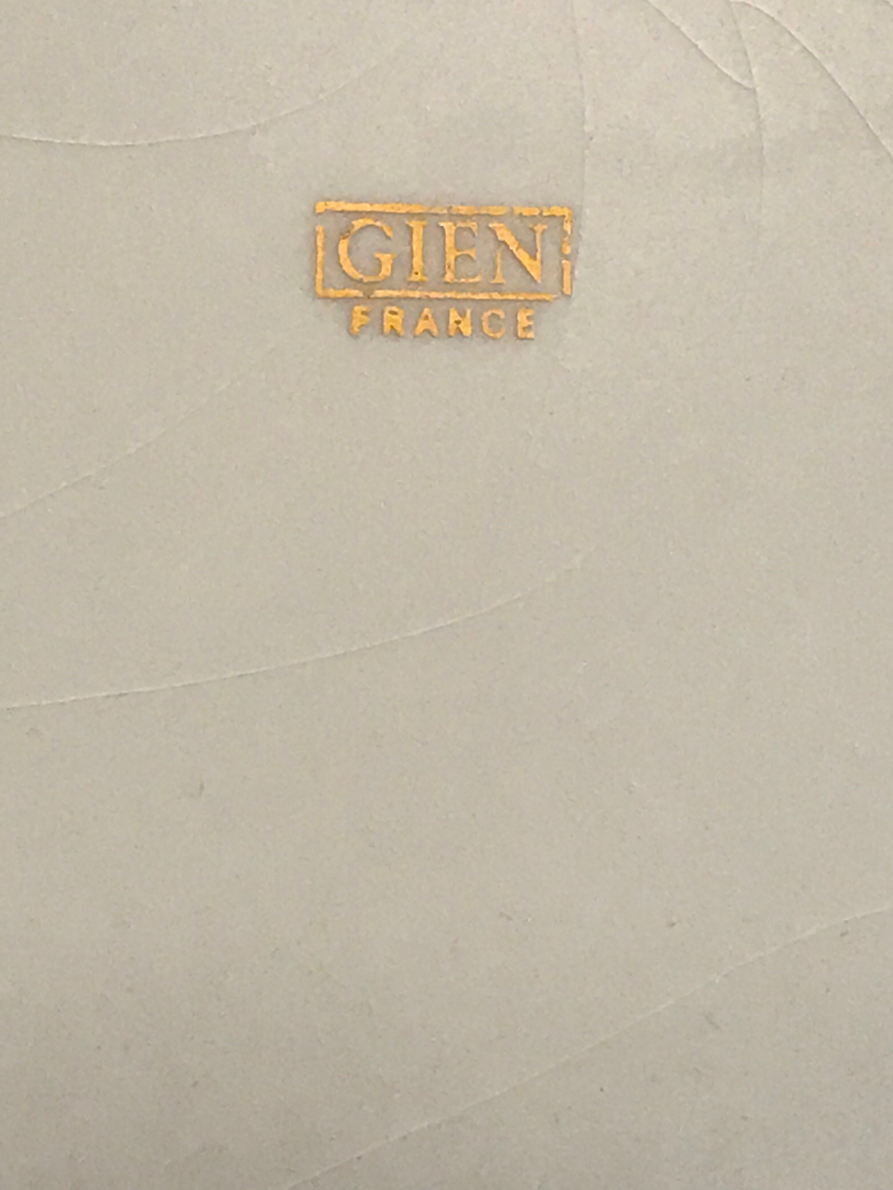 Gien 1970 earthenware cheese platter