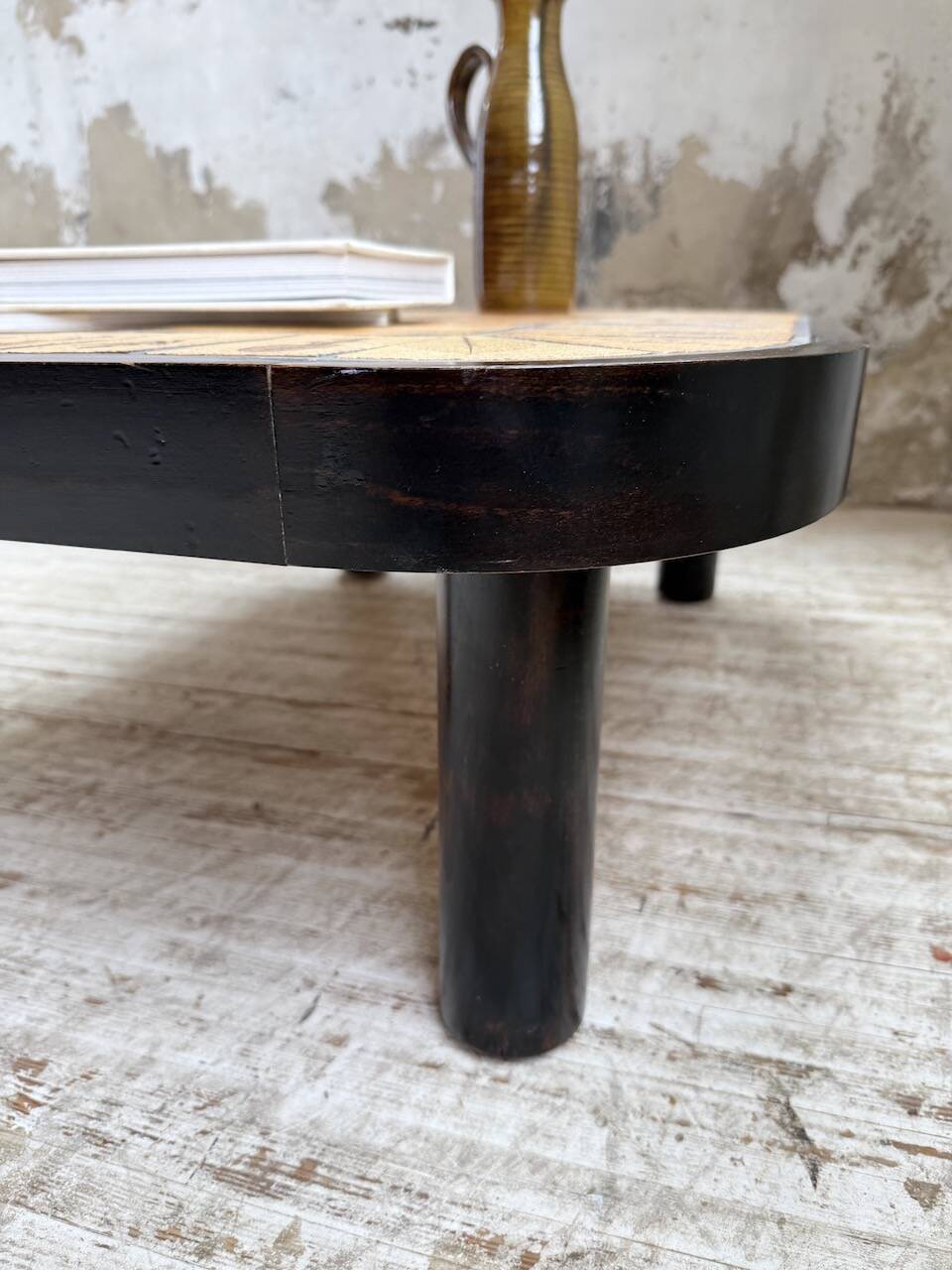 Capron “herbarium” oval coffee table