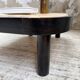Table basse Capron « herbier » ovale