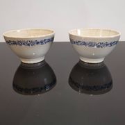 SET OF 2 EARTHENWARE BOWLS TERRE DE FER