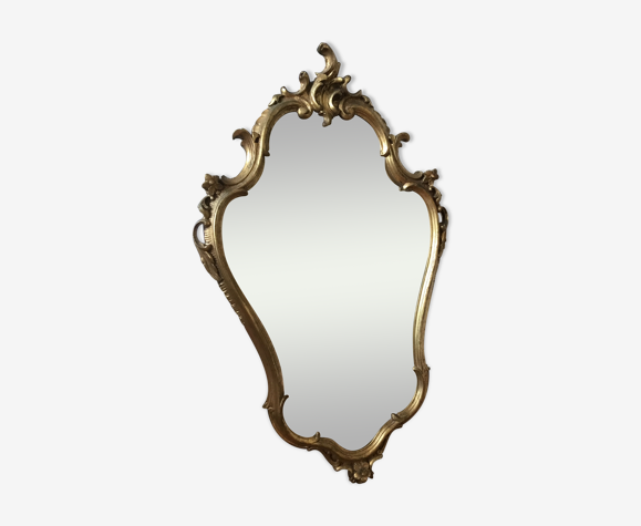 Miroir doré 52x85cm