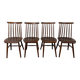 Scandinavian chairs set of 4