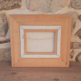 Tableau peinture cadre bois