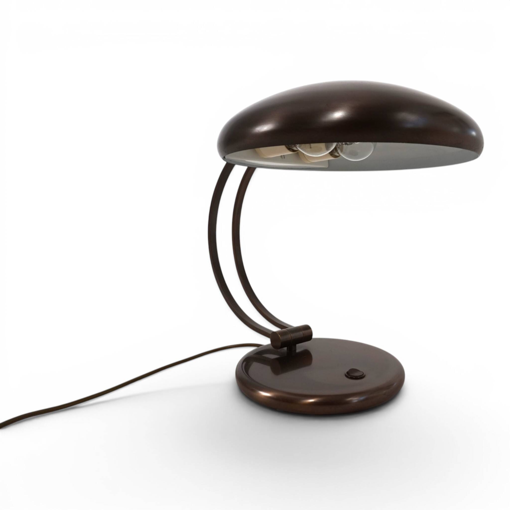 Hillebrand Bronzed Table Lamp by Egon Hillebrand, 1960