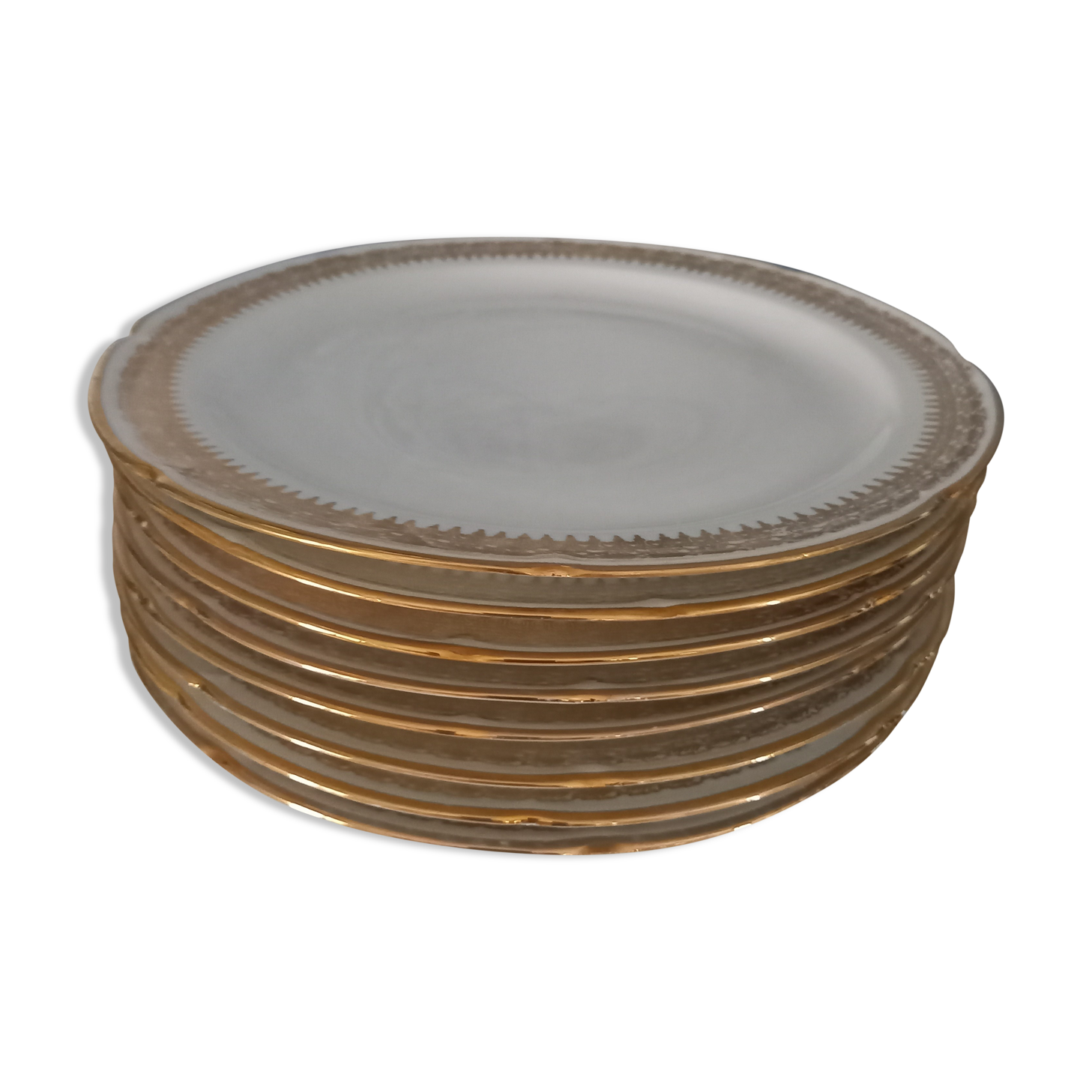 Lot of 8 flat plates
