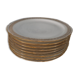 Lot de 8 assiettes plates