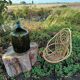 Rattan armchair