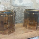 Pair of Pro Brennstelle designer wall lights from the 70s