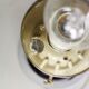 Lamp to ask Goffredo Reggiani stainless steel Italy circa 1970