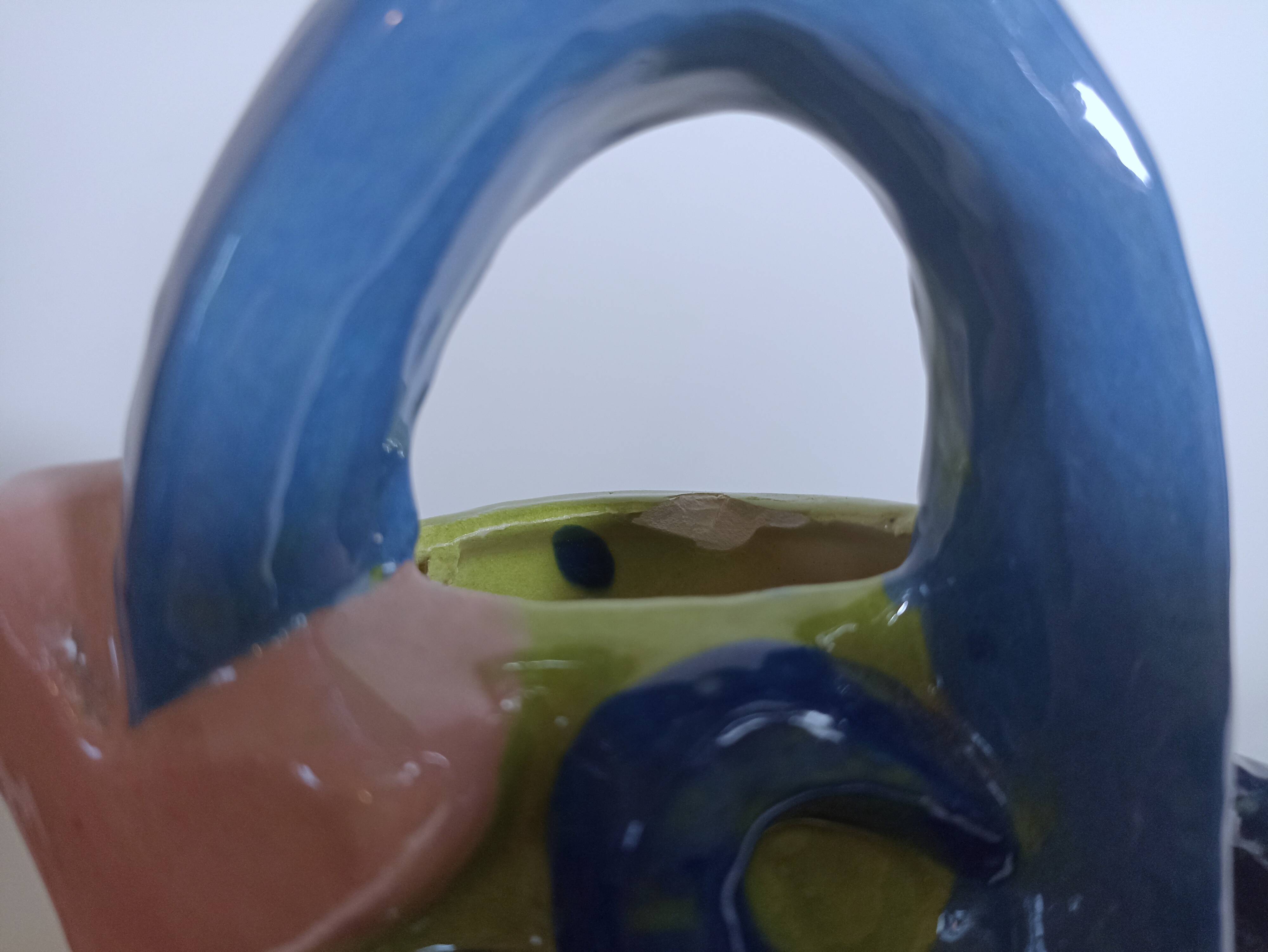 20th century designer ceramic vase Sandra Corina Paris