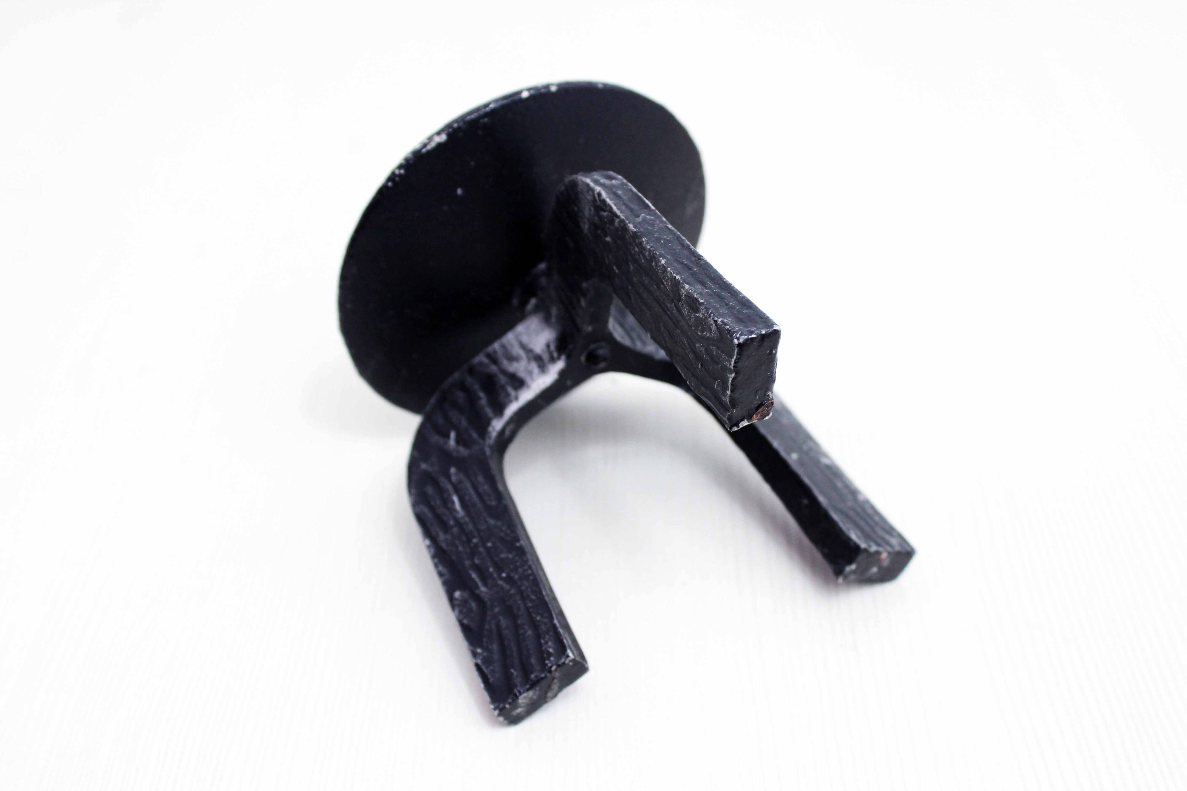 Vintage brutalist candle holder