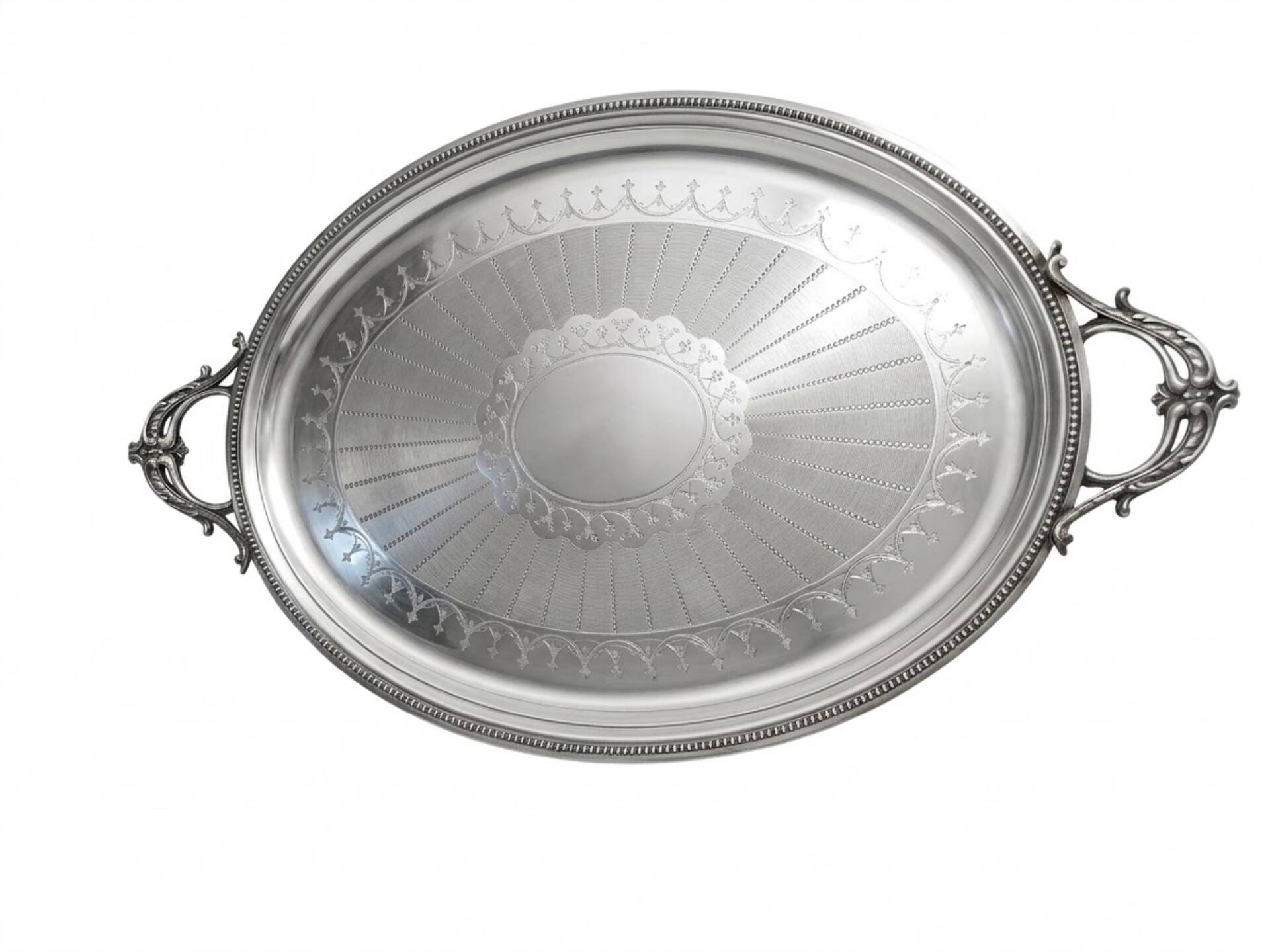 Silver-plated tray