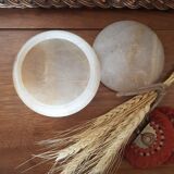 Round stone box