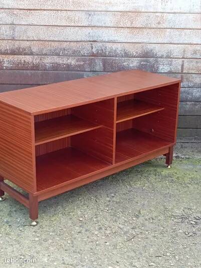 Mid-century design sideboard by André Monpoix, TV unit collection, 1960