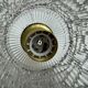 Pair of vintage textured glass suspensions