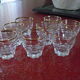 Set of 8 vintage liquor glasses
