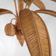 Grand lustre « cocotier » « palmier » en rotin