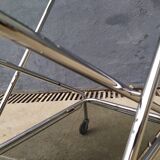 Vintage chrome bar cart
