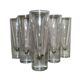 Lot de 6 verres à long drink Bullet - Carlo Moretti années 1980 - Borgonovo