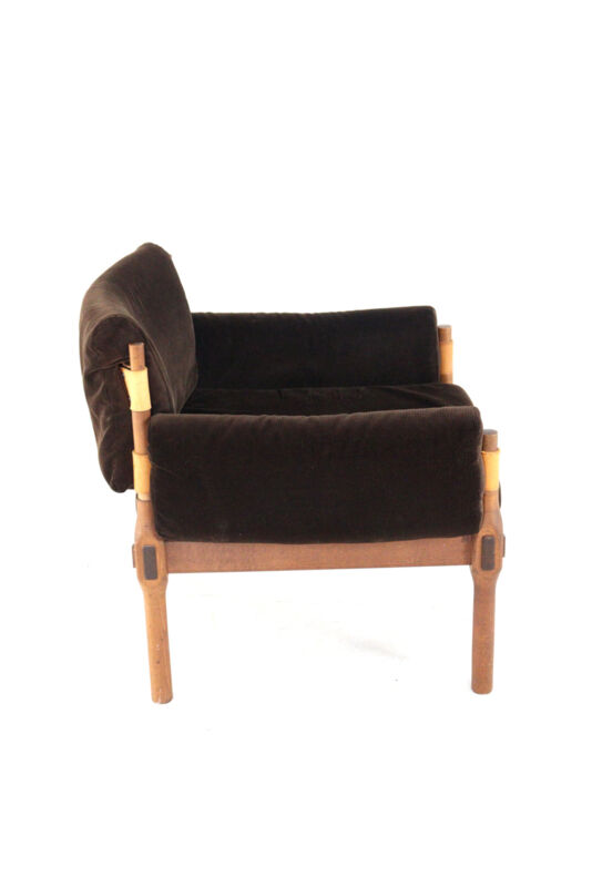 mid century danish design Safari armchair - rare piece - original condition