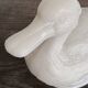 Antique white opaline candy box