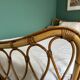 Vintage rattan bed