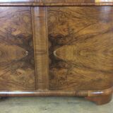 Art deco bookcase display cabinet by Jindrich Halabala