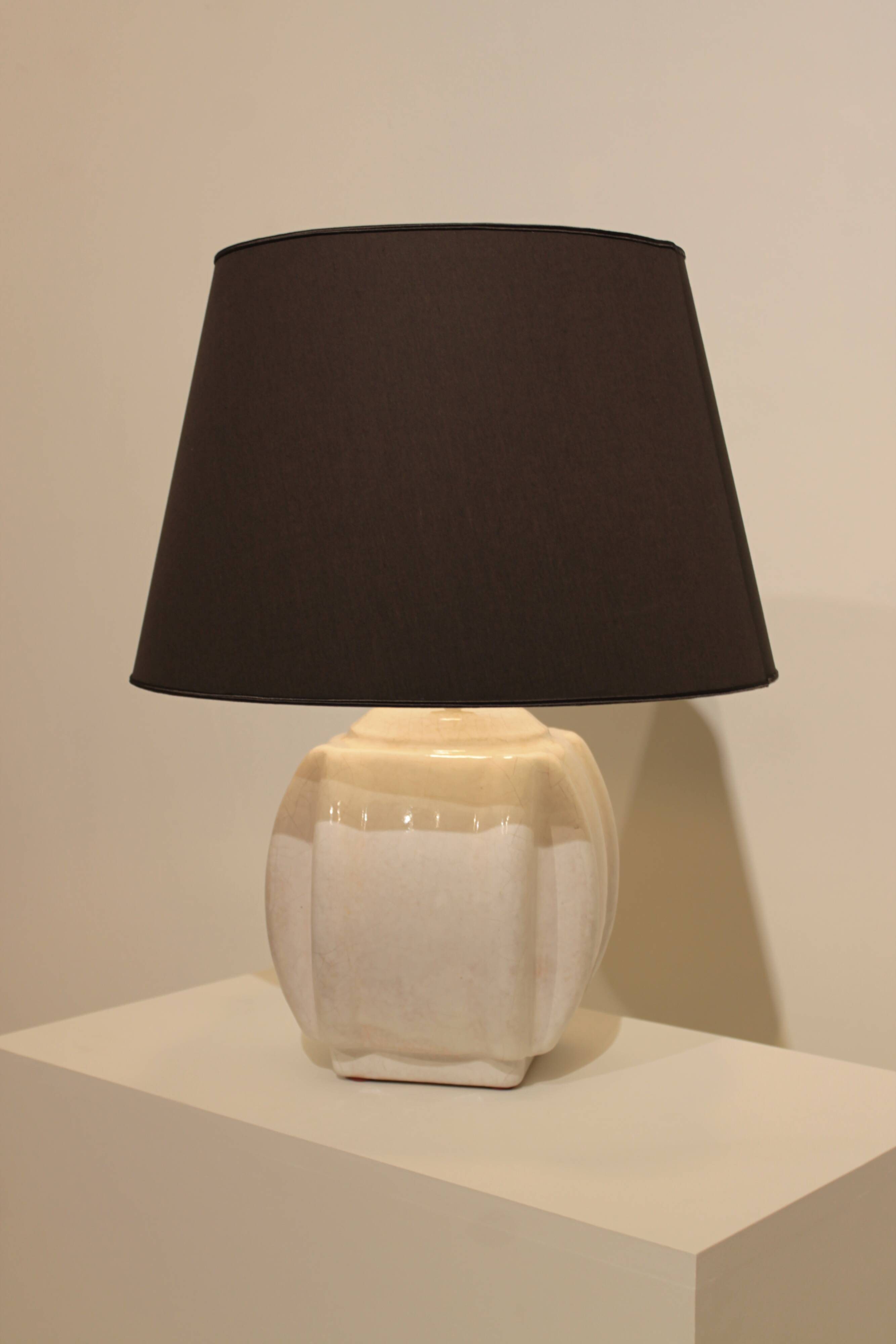 Grande lampe en céramique Art Déco de Paul Bonifas