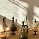 Art Deco Collection of 10 Sculptural Carafes Sweden 1920s