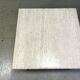 Vintage square four legged travertine coffee table, 1970s