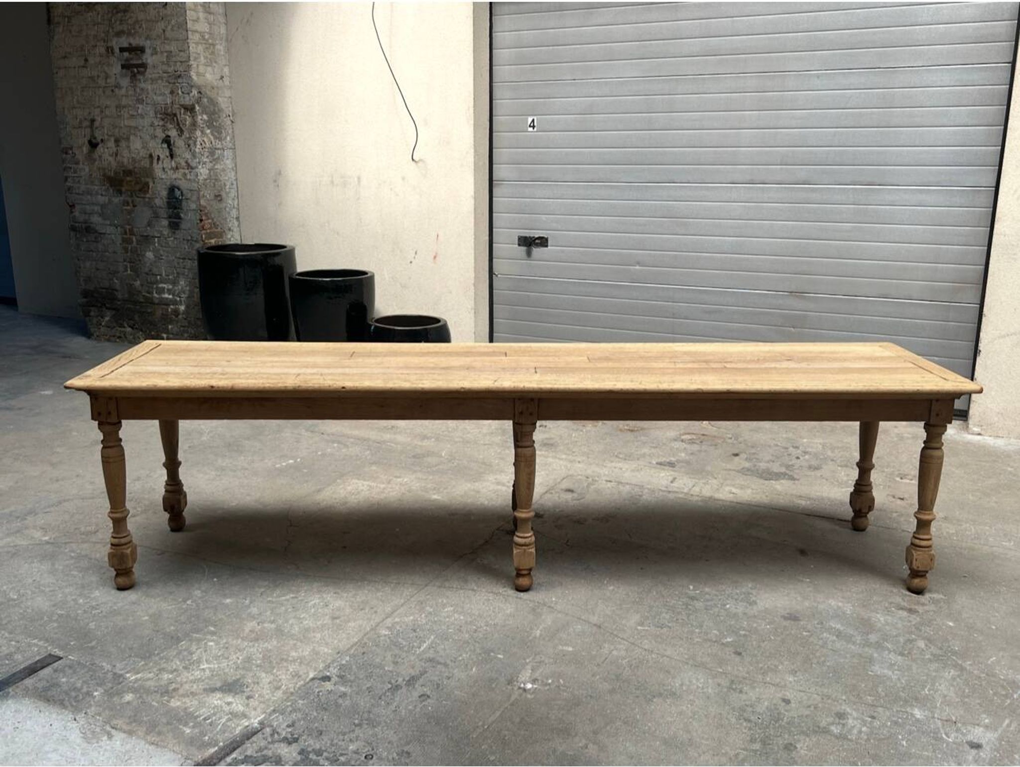 Table de drapier en chêne XIX eme