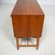 Vintage Scandinavian teak sideboard with writing surface, 1960s.