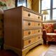 Vintage mini chest of drawers / wooden chest of drawers