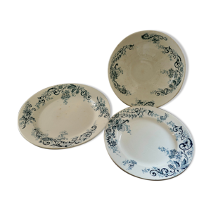 Série de trois plats - terre fer