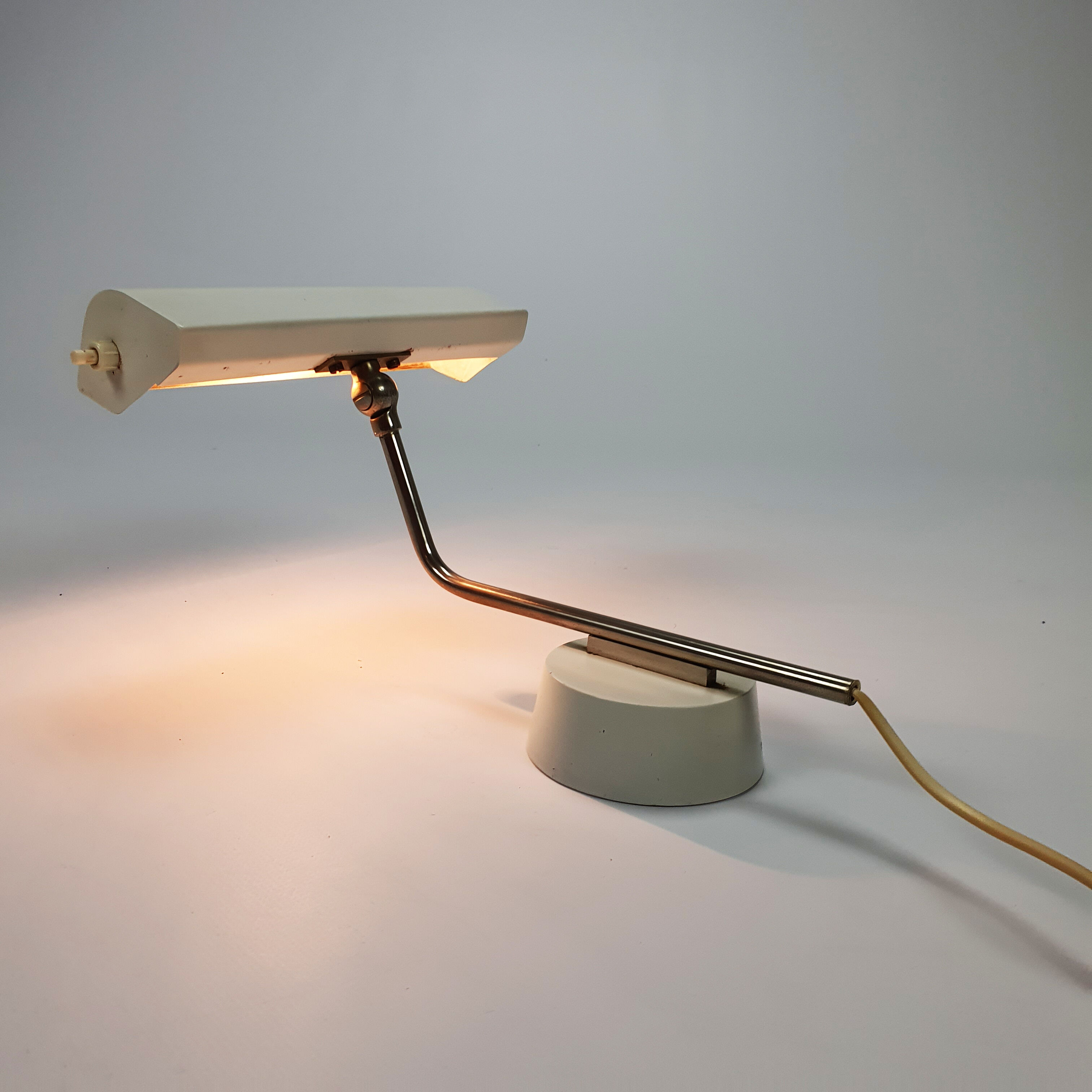 Mid Century Piano Lamp by J.J.M Hoogervorst For Anvia, Netherlands, 1950s