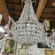 Lustre montgolfiere a pampilles 1 ampoule