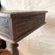 Ancienne Table d’appoint tripode avec tiroir