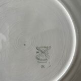 Series of 9 flat plates Saint Amand Les Eaux MDL Orcerame