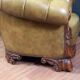 Chesterfield club armchair in baroque style