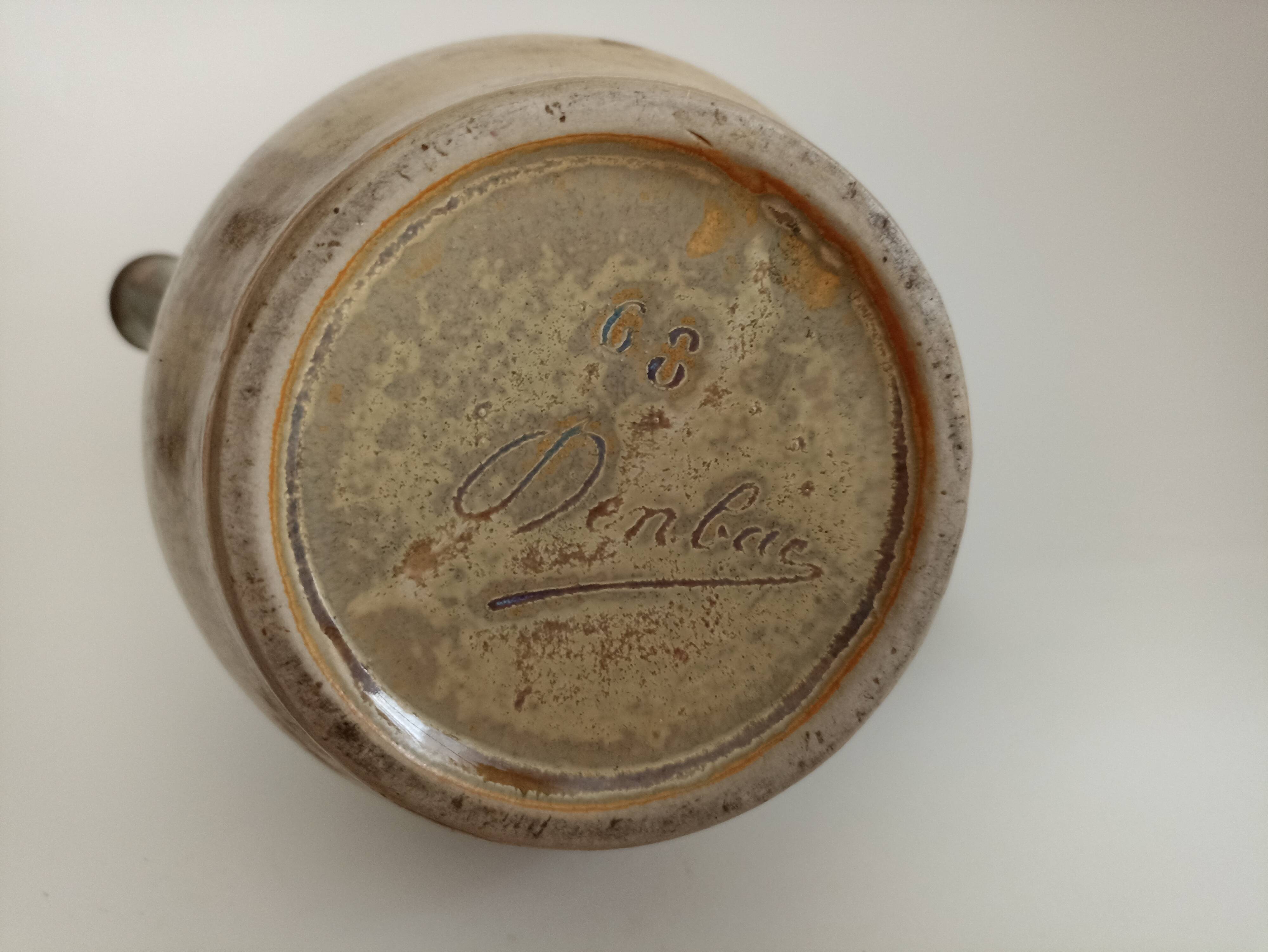 Pitcher roosters Denbac Art Deco