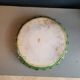 Green glazed ceramic tart dish