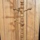 Oak parrot coat rack