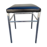 Stool year 70 skaï and chrome metal