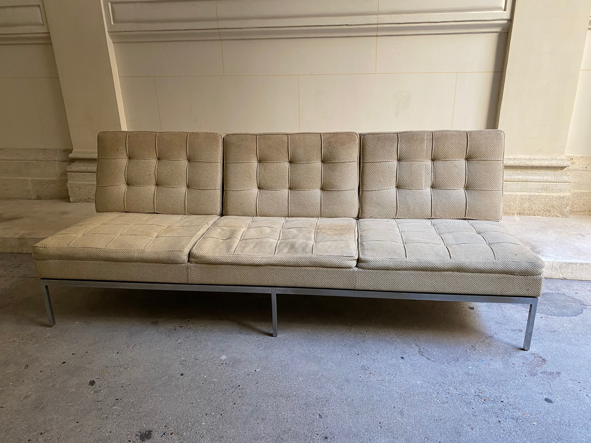Sofa Florence Knoll 3 seats.