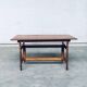 Patinated Wood Garden Table, 1970s